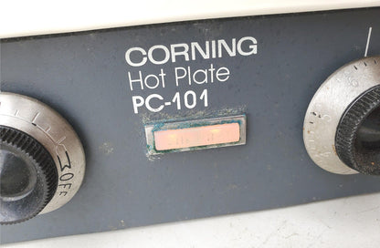 CORNING PC-101 HOTPLATE & MAGNETIC STIRRER 5”x7” 120V AC WATCH VIDEO