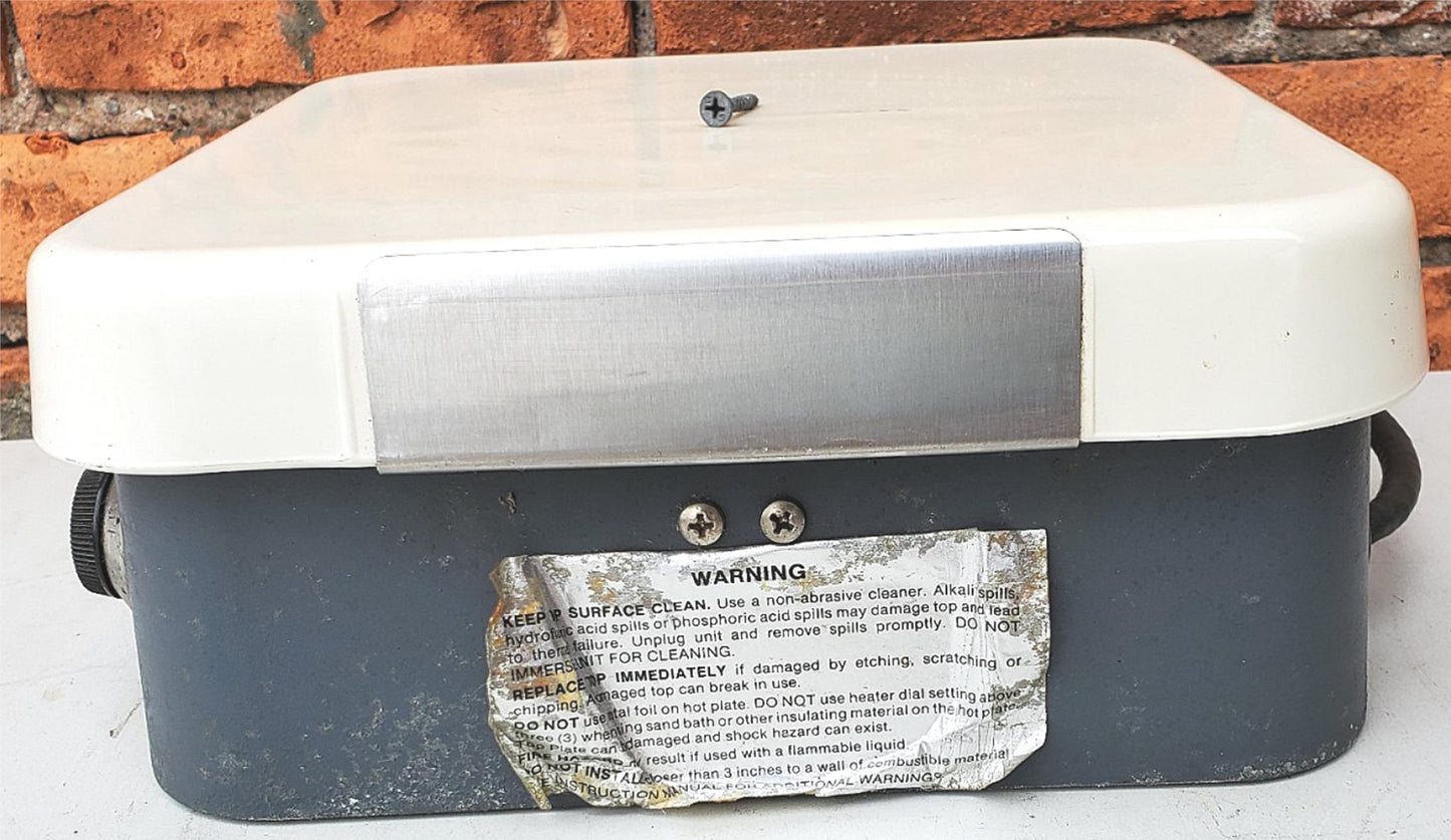 CORNING PC-101 HOTPLATE & MAGNETIC STIRRER 5”x7” 120V AC WATCH VIDEO