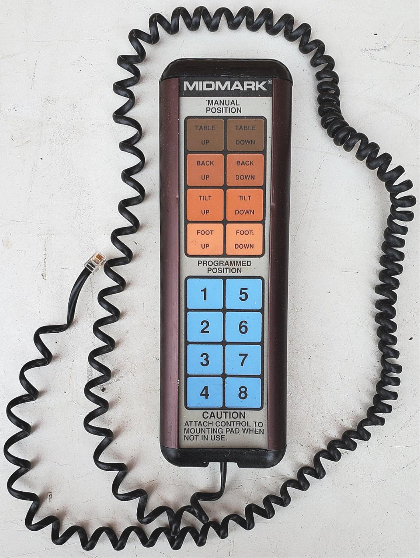 MIDMARK-RITTER® 411 (75L) EXAM TABLE HAND REMOTE CONTROL Part MIP169 FREE SHIP