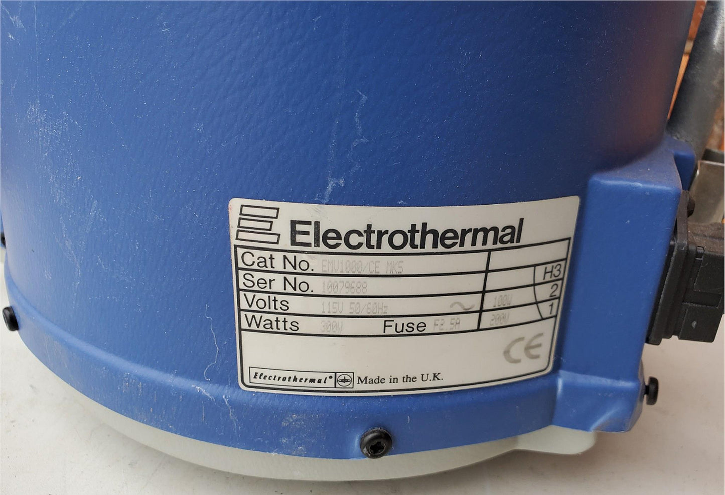 ELECTROTHERMAL EMV1000/CE MKS V-SHAPED ELECTROMANTLE w/ROD WATCH VIDEO FREE SHIP