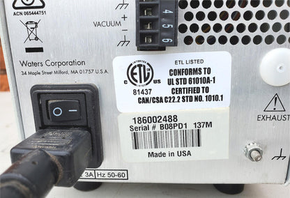 WATERS 4 CHANNEL IN-LINE DEGASSER AF 100% WORKING WARRANTY WATCH VIDEO FREE SHIP