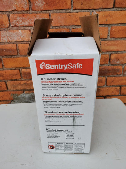 SENTRYSAFE CHW20201 PORTABLE CHEST WATER FIRE PROOF with 1 TUBULAR KEY FREE SHIP