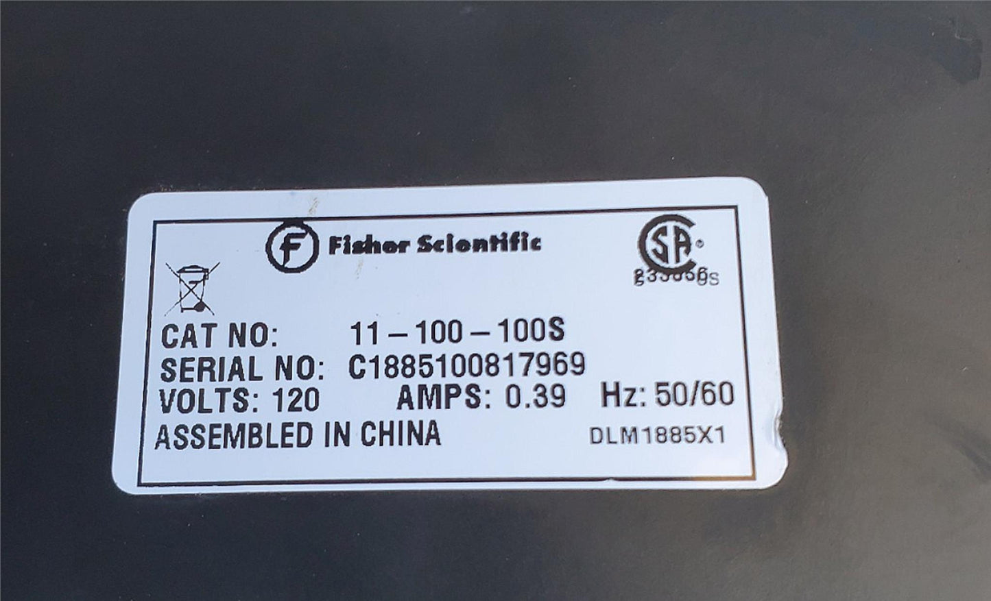 FISHER SCIENTIFIC ISOTEMP STIRRER CAT: 11-100-1-S LARGE TOP WATCH VIDEO FREESHIP