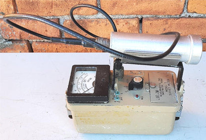 LUDLUM 3 SURVEY METER with 44-9 ALPHA BETA GAMMA RADIATION DETECTOR FREESHIPPING