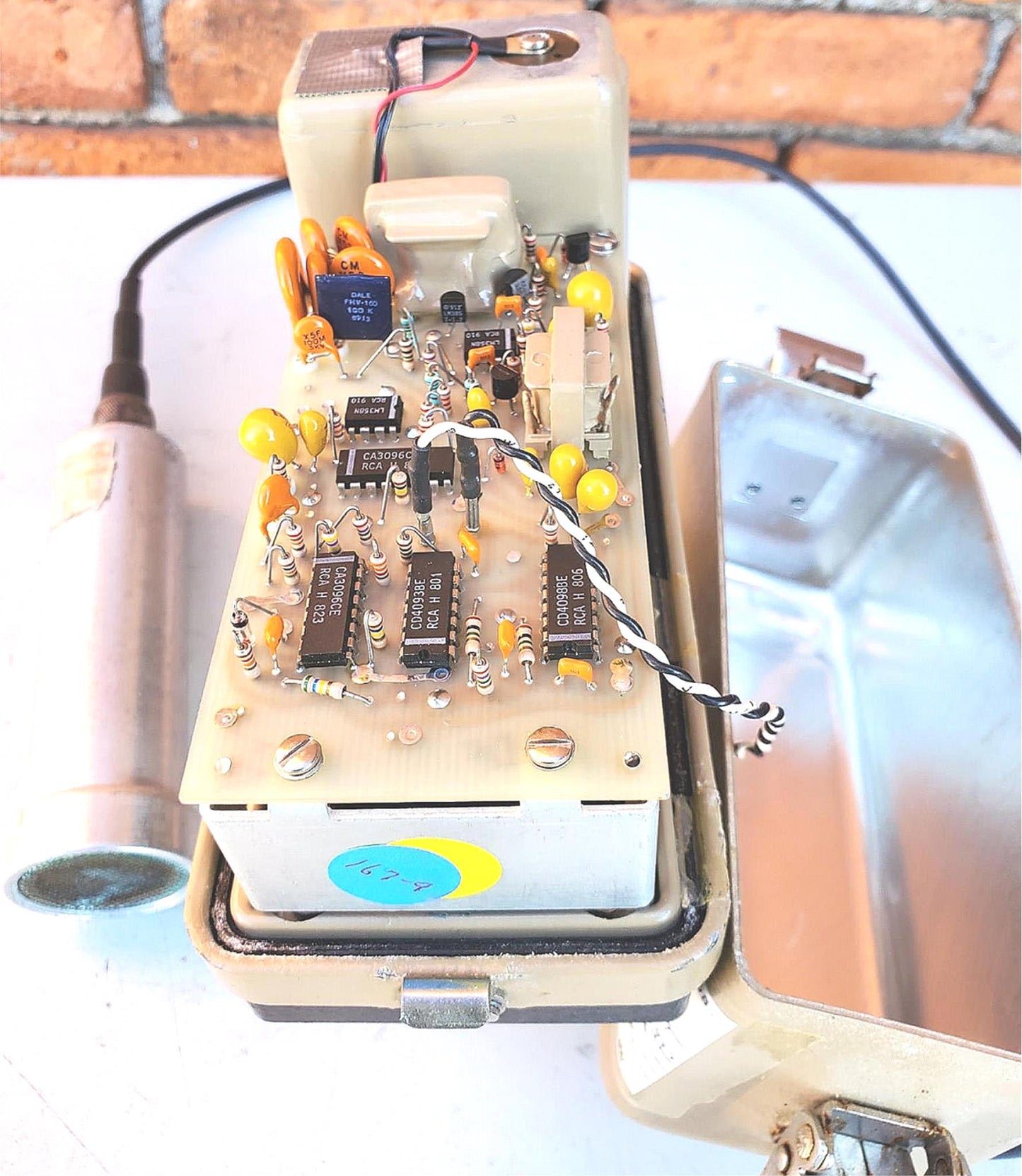 LUDLUM 3 SURVEY METER with 44-9 ALPHA BETA GAMMA RADIATION DETECTOR FREESHIPPING