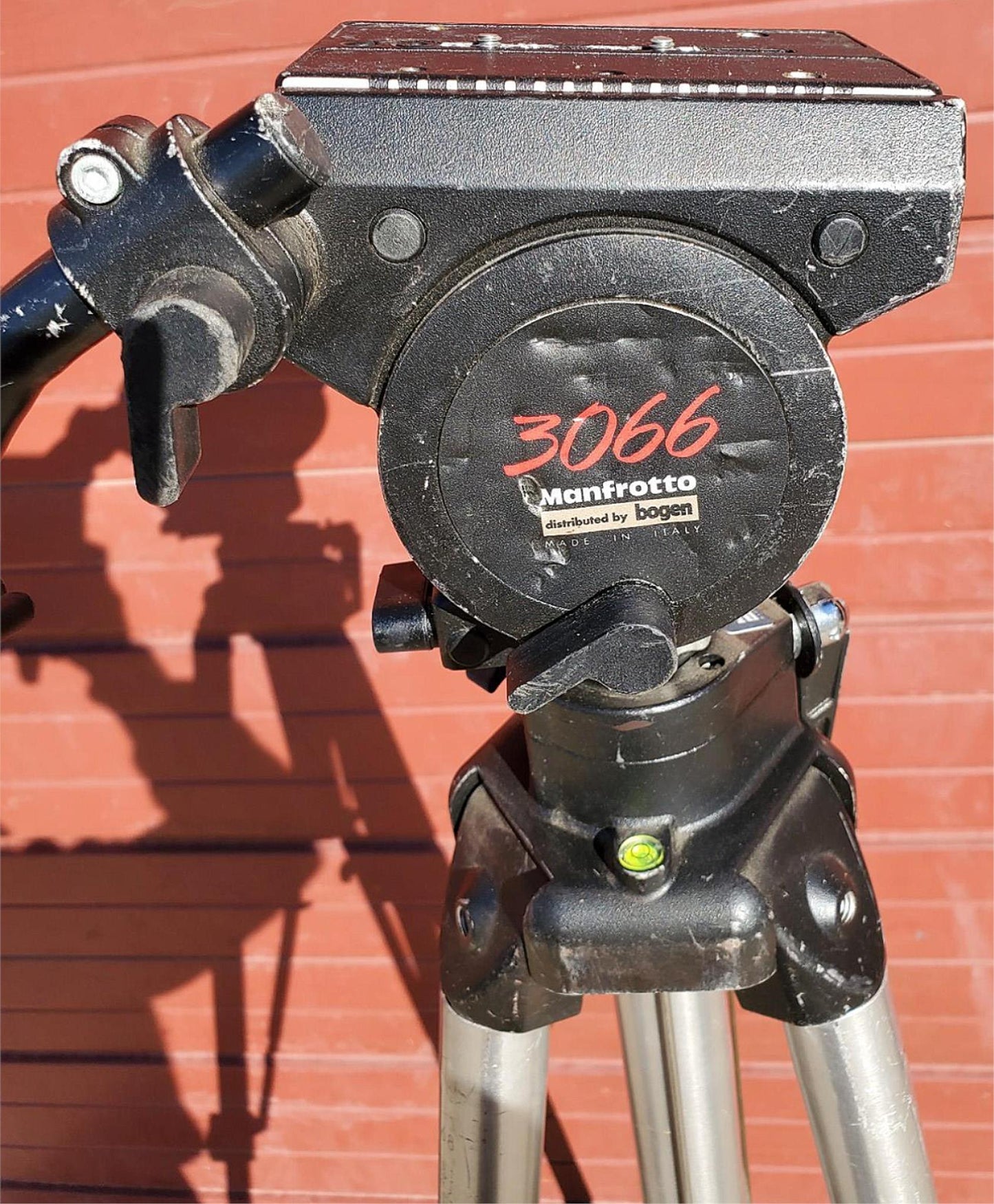 BOGEN MANFROTTO 3066 CINE VIDEO FLUID HEAD QUICK RELEASE & 3068 TRIPOD FREE SHIP