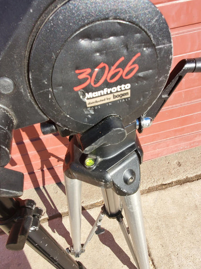 BOGEN MANFROTTO 3066 CINE VIDEO FLUID HEAD QUICK RELEASE & 3068 TRIPOD FREE SHIP