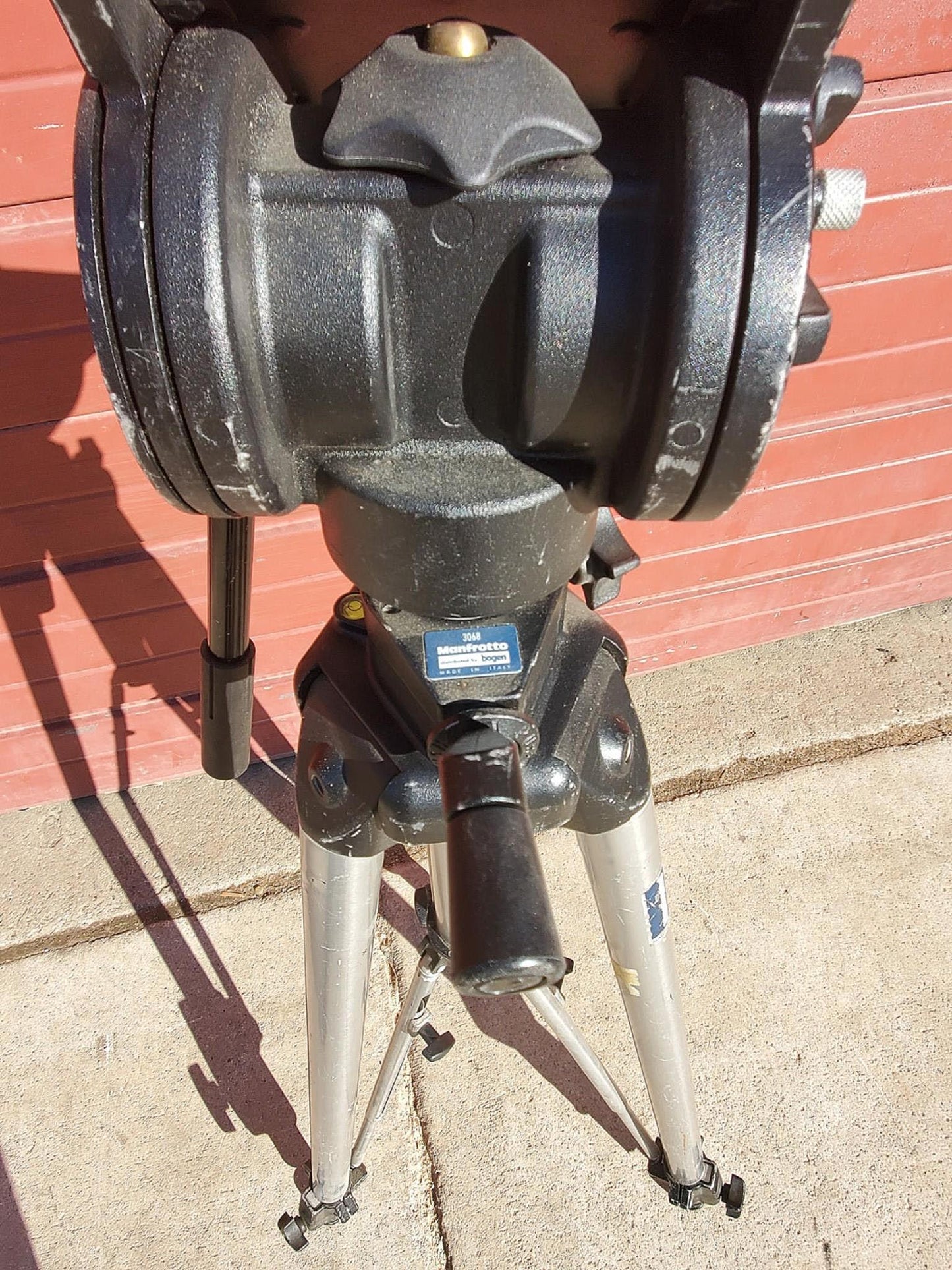 BOGEN MANFROTTO 3066 CINE VIDEO FLUID HEAD QUICK RELEASE & 3068 TRIPOD FREE SHIP