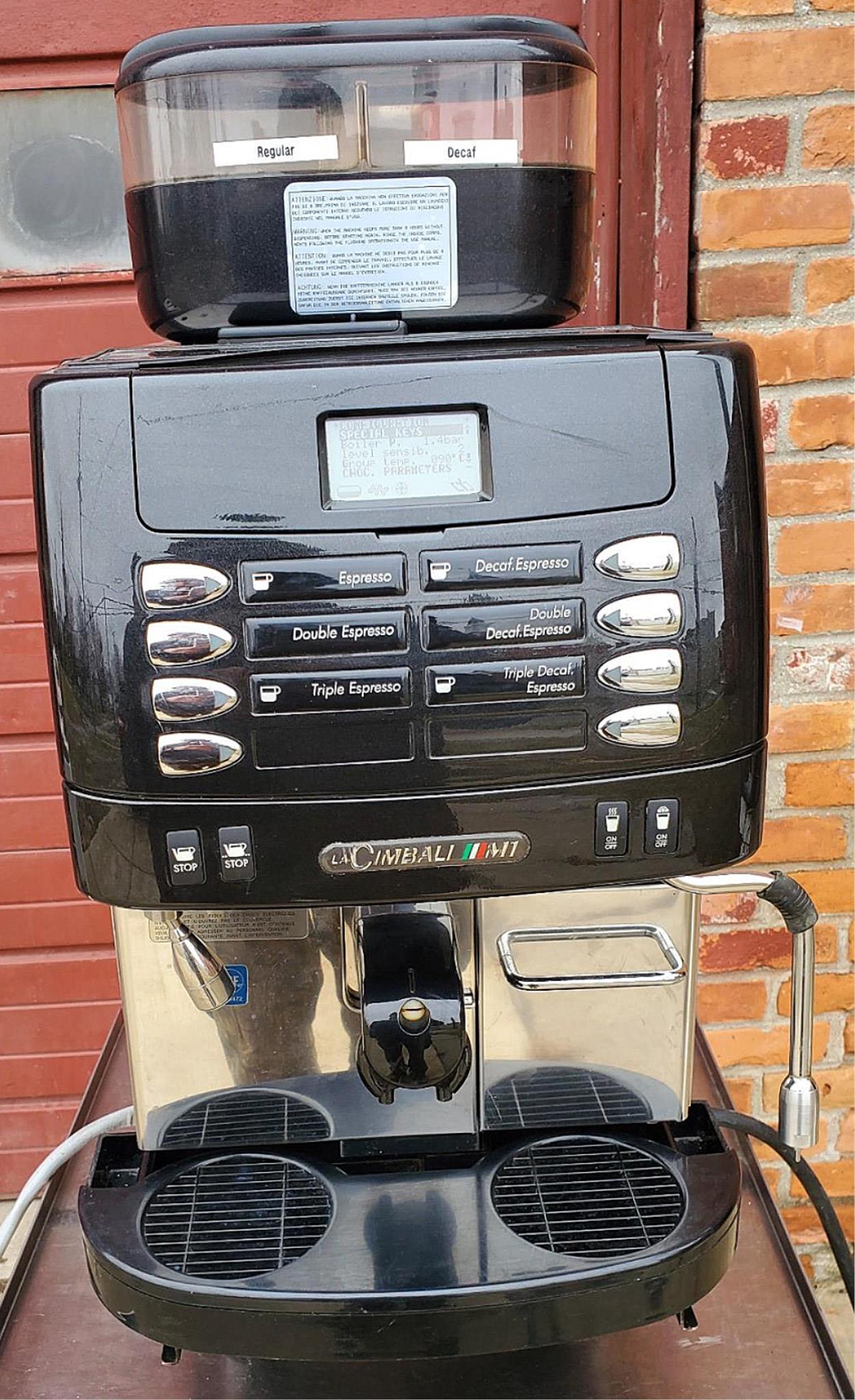 LA CIMBALI M1 ESPRESSO COFFEE CAPPUCCINO MACHINE WATCH VIDEO FREE SHIPPING