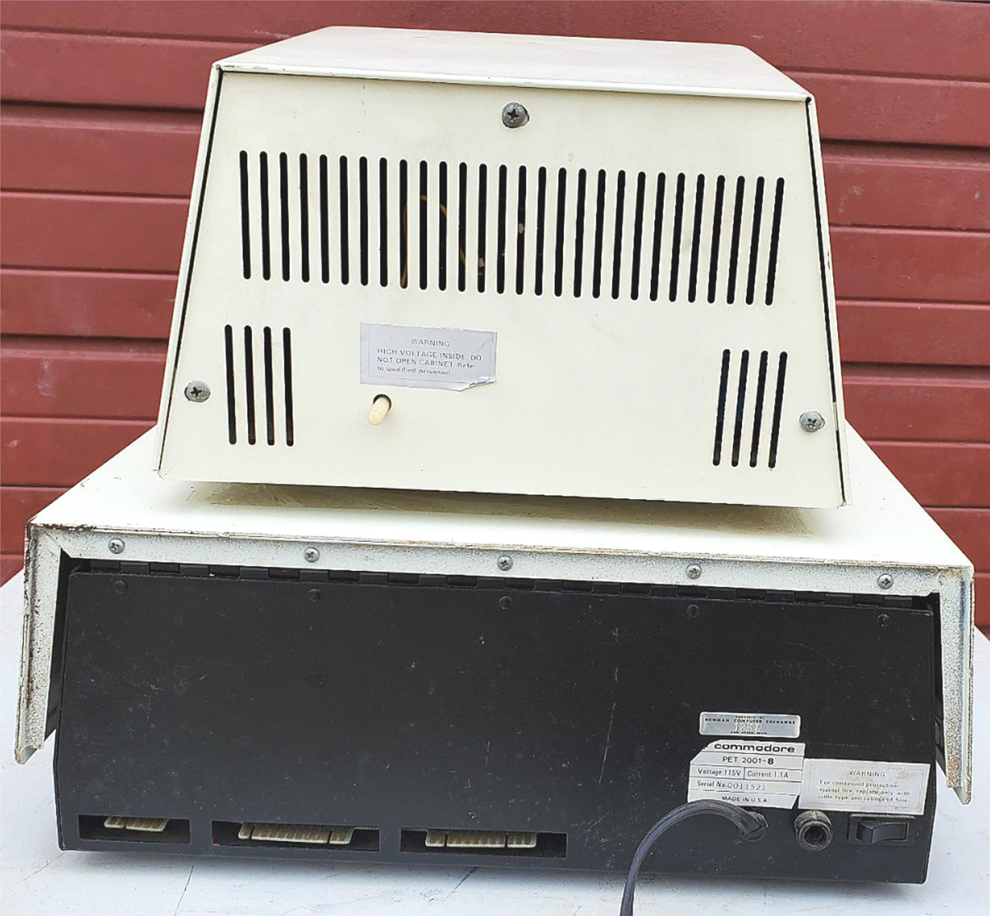 COMMODORE PET 2001-8 HALL 9000 COMPUTER & ORIGINAL OPERATION MANUALS FREE SHIP