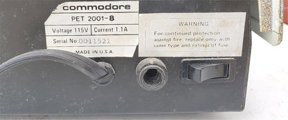 COMMODORE PET 2001-8 HALL 9000 COMPUTER & ORIGINAL OPERATION MANUALS FREE SHIP