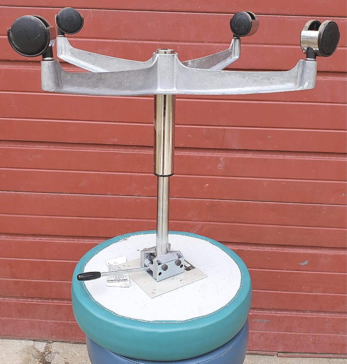 RITTER by MIDMARK ADJUSTABLE MEDICAL DENTAL EXAM AIR LIFT STOOL BLUE FREE SHIP