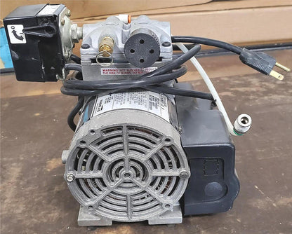 THOMAS T617HDN 125 PSI HUBBELL55S0215 PRESSURE VACUUM PUMP WATCH VIDEO FREE SHIP