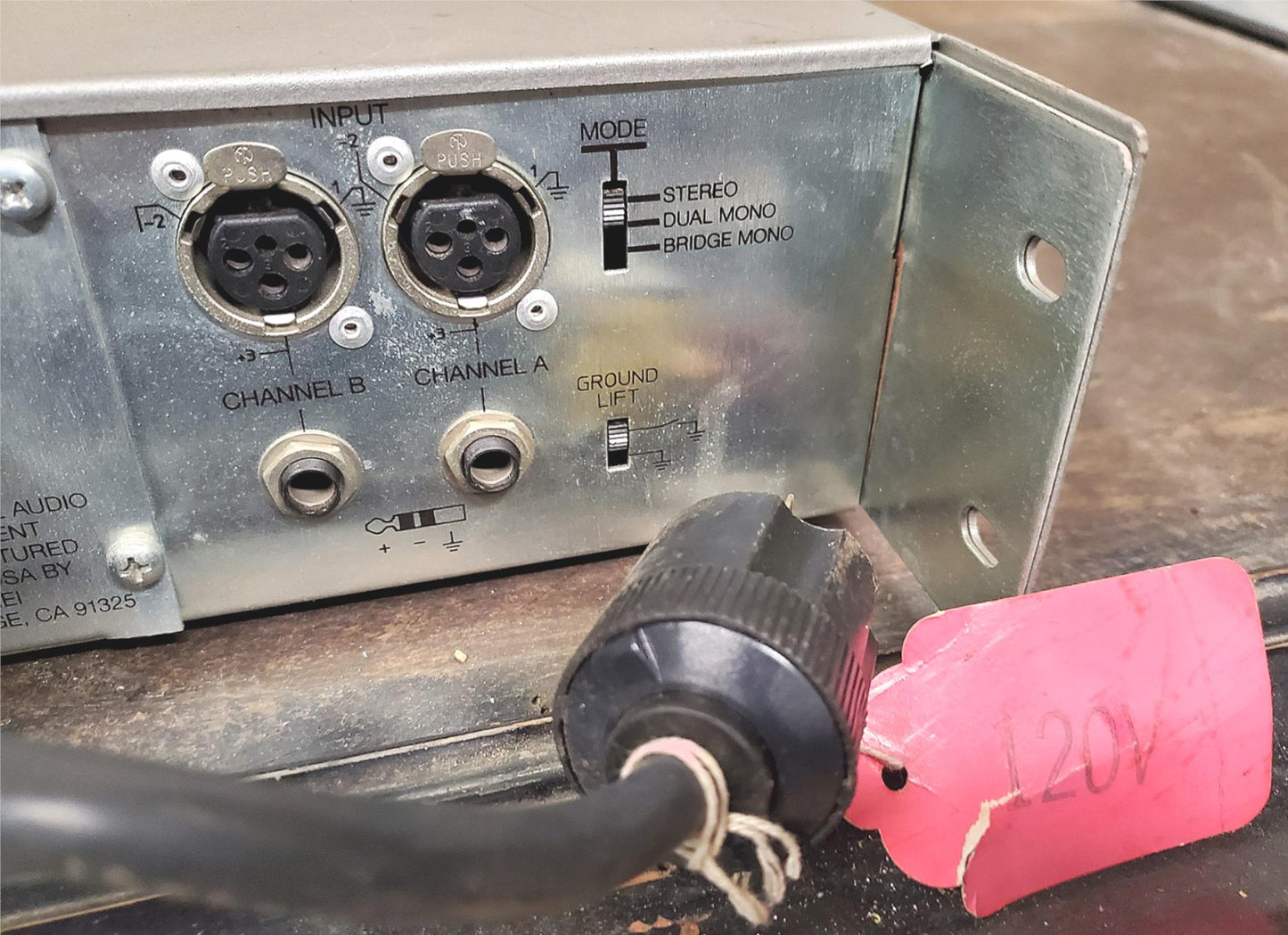 JBL UREI SR6630 600 WATT POWER 2 CHANNEL AMPLIFIER with RACK MOUNT FREE SHIP