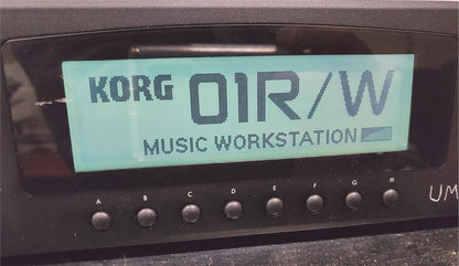 KORG 01R/W MUSIC WORKSTATION w/ OPERATION OWNER's MANUAL & QUICK GUIDE FREE SHIP