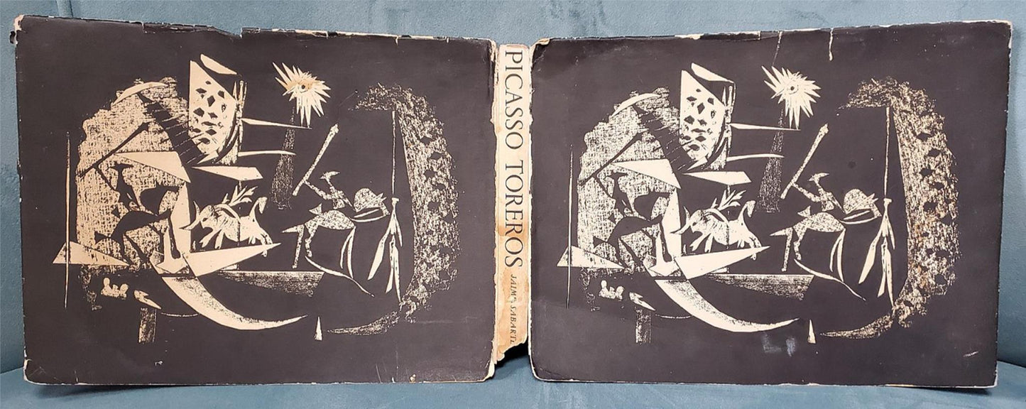 RARE VINTAGE PICASSO TOREROS BOOK 4 ORIGINAL PRINTS by JAIME SABERTES WATCHVIDEO