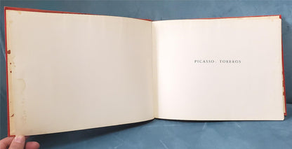 RARE VINTAGE PICASSO TOREROS BOOK 4 ORIGINAL PRINTS by JAIME SABERTES WATCHVIDEO