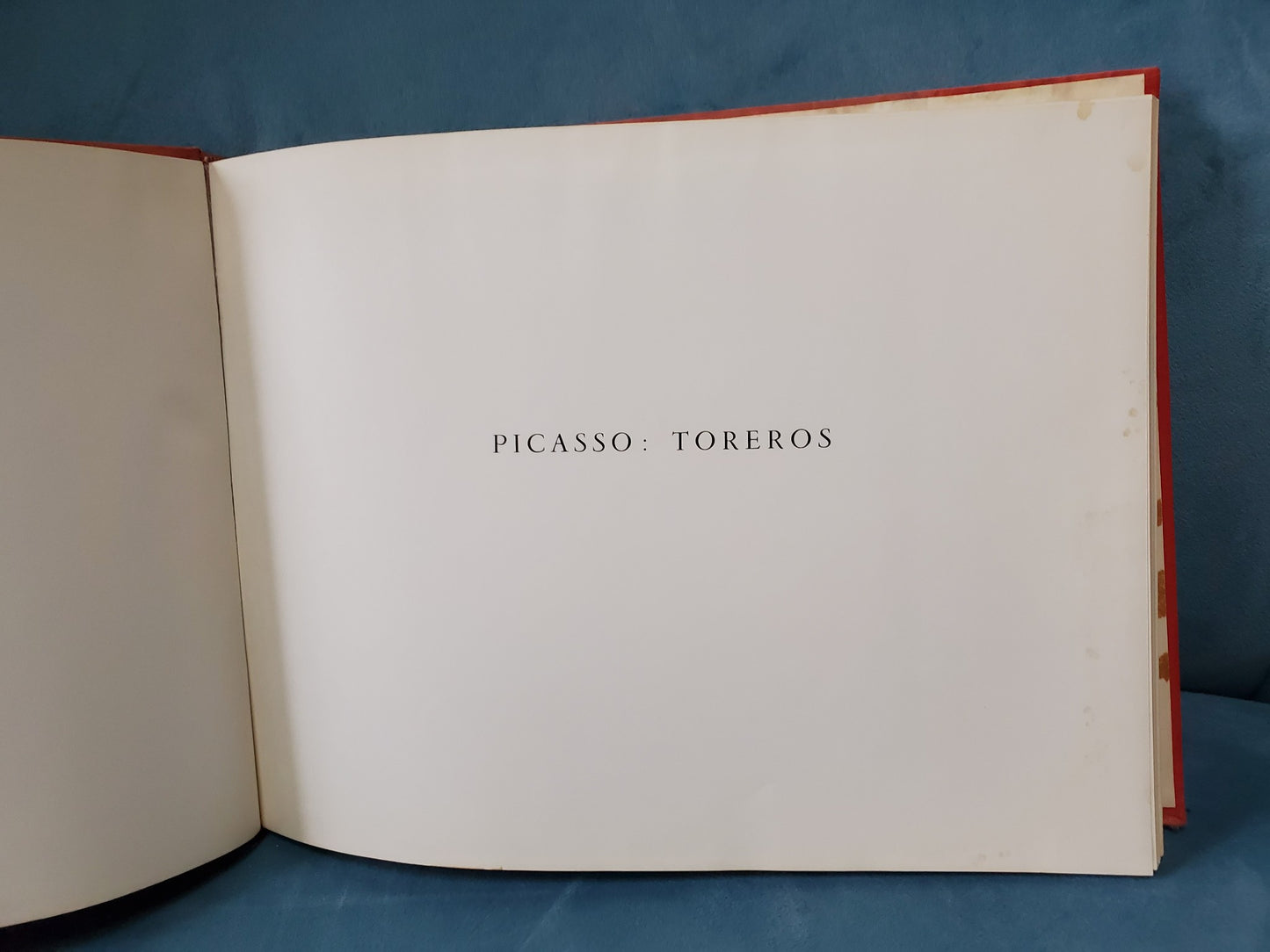 RARE VINTAGE PICASSO TOREROS BOOK 4 ORIGINAL PRINTS by JAIME SABERTES WATCHVIDEO