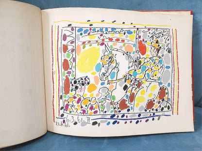 RARE VINTAGE PICASSO TOREROS BOOK 4 ORIGINAL PRINTS by JAIME SABERTES WATCHVIDEO