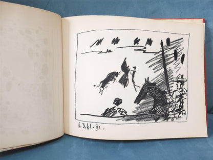 RARE VINTAGE PICASSO TOREROS BOOK 4 ORIGINAL PRINTS by JAIME SABERTES WATCHVIDEO