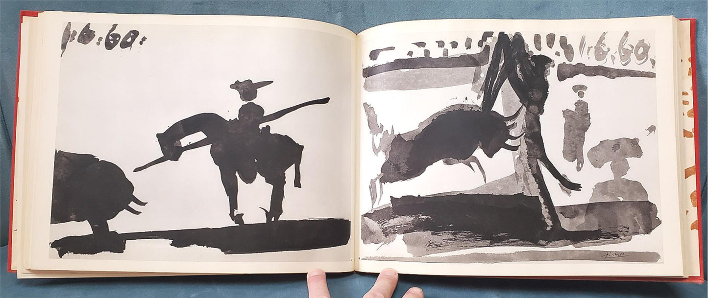 RARE VINTAGE PICASSO TOREROS BOOK 4 ORIGINAL PRINTS by JAIME SABERTES WATCHVIDEO