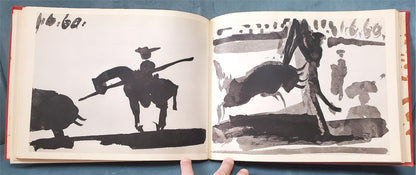 RARE VINTAGE PICASSO TOREROS BOOK 4 ORIGINAL PRINTS by JAIME SABERTES WATCHVIDEO