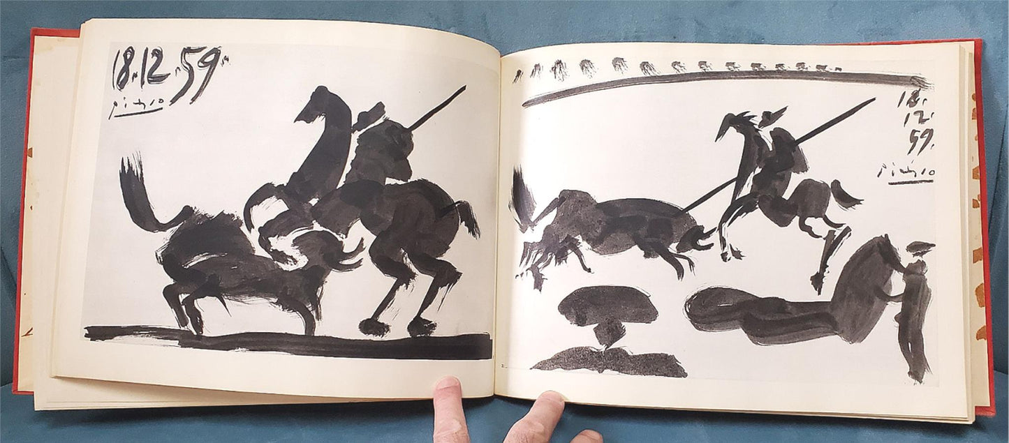 RARE VINTAGE PICASSO TOREROS BOOK 4 ORIGINAL PRINTS by JAIME SABERTES WATCHVIDEO