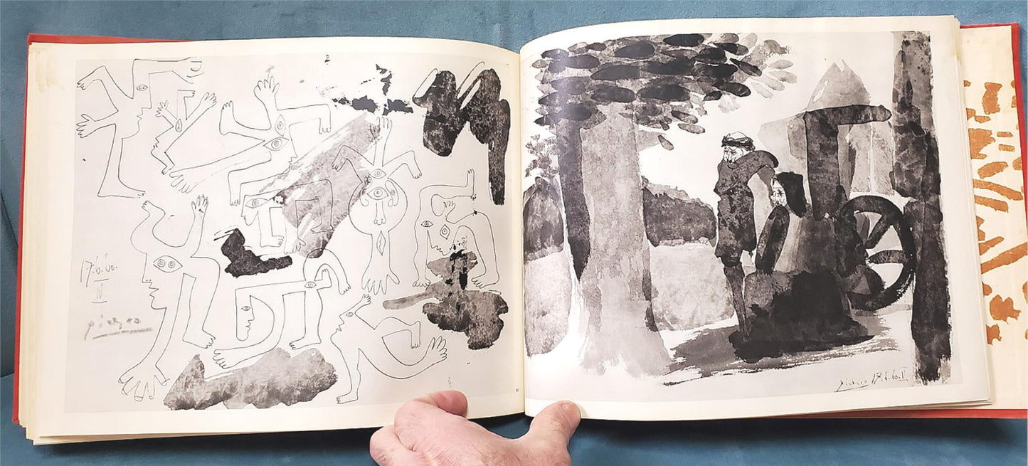 RARE VINTAGE PICASSO TOREROS BOOK 4 ORIGINAL PRINTS by JAIME SABERTES WATCHVIDEO