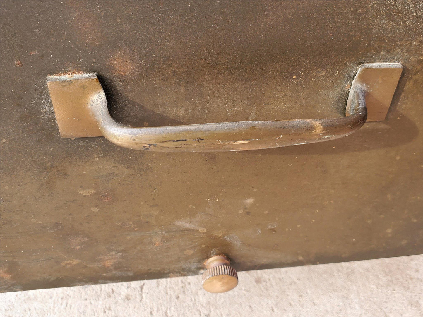 1950's STEELCASE WINE COLLECTIBLE GUN TOOL STORAGE BIN CABINET 7 PULLOUT DRAWERS