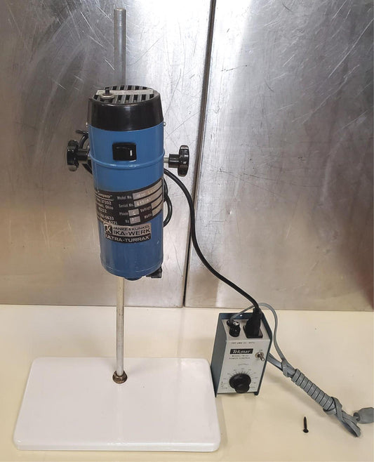 JANKE KUNKEL IKA WERK TURRAX SDT 1810 TEKMAR TISSUMIZER HOMOGENIZER WATCH VIDEO