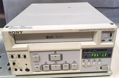 SONY MEDICAL VIDEO CASSETTE RECORDER SVO9500MD2 w/RS-232C WATCH VIDEO FREE SHIP