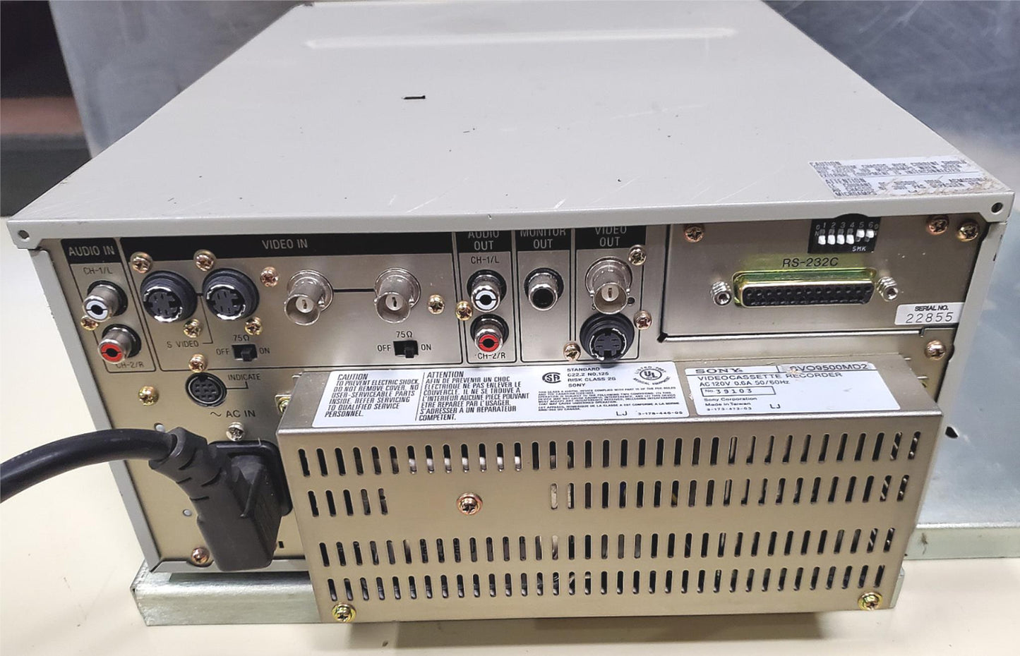 SONY MEDICAL VIDEO CASSETTE RECORDER SVO9500MD2 w/RS-232C WATCH VIDEO FREE SHIP