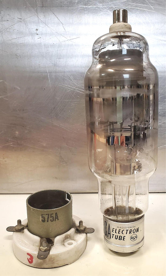 100% MILITARY RCA 575A VACUUM TUBE 575A = VT-187 = F575A = WL-575A FREE SHIPPING