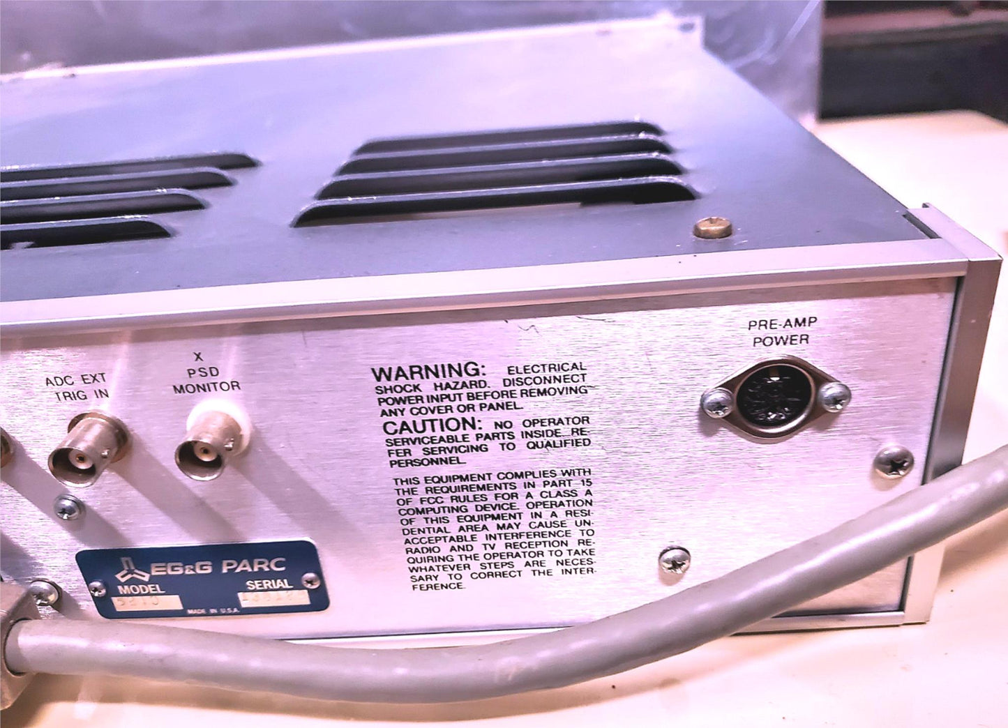 EG&G PRINCETON APPLIED RESEARCH 5210 DUAL PHASE LOCK-IN AMPLIFIER WATCH VIDEO