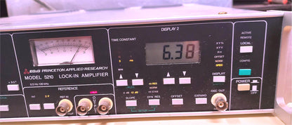 EG&G PRINCETON APPLIED RESEARCH 5210 DUAL PHASE LOCK-IN AMPLIFIER WATCH VIDEO