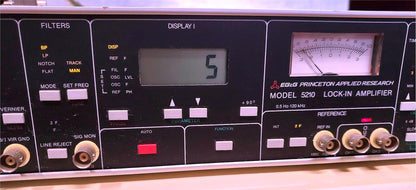 EG&G PRINCETON APPLIED RESEARCH 5210 DUAL PHASE LOCK-IN AMPLIFIER WATCH VIDEO