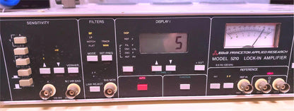 EG&G PRINCETON APPLIED RESEARCH 5210 DUAL PHASE LOCK-IN AMPLIFIER WATCH VIDEO