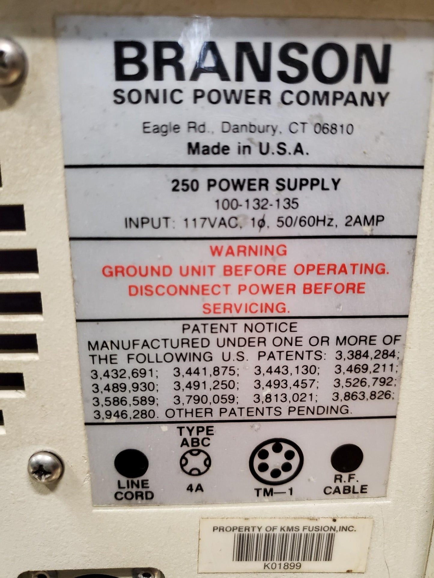 BRANSON 450 SONIFIER NO PROBE POWERS UP GREAT PRICE FREE SHIPPING