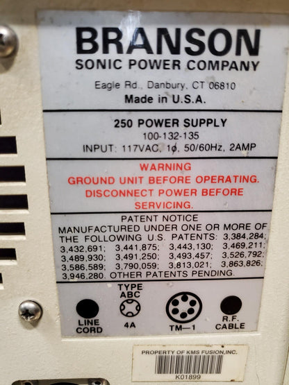 BRANSON 450 SONIFIER NO PROBE POWERS UP GREAT PRICE FREE SHIPPING