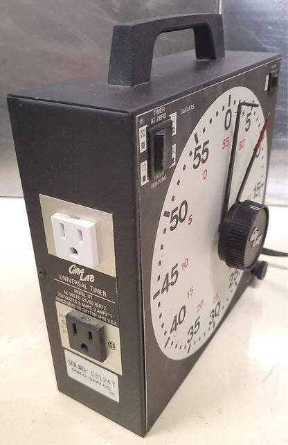 GRALAB MODEL 171 TIMER 60 Minute General Purpose WATCH VIDEO FREE SHIPPING
