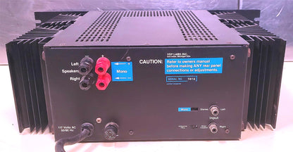 TRANS MOS VSP LABS AMPLIFIER 150 WATTS STEREO 300 WATTS MONO CHANNEL FREE SHIP