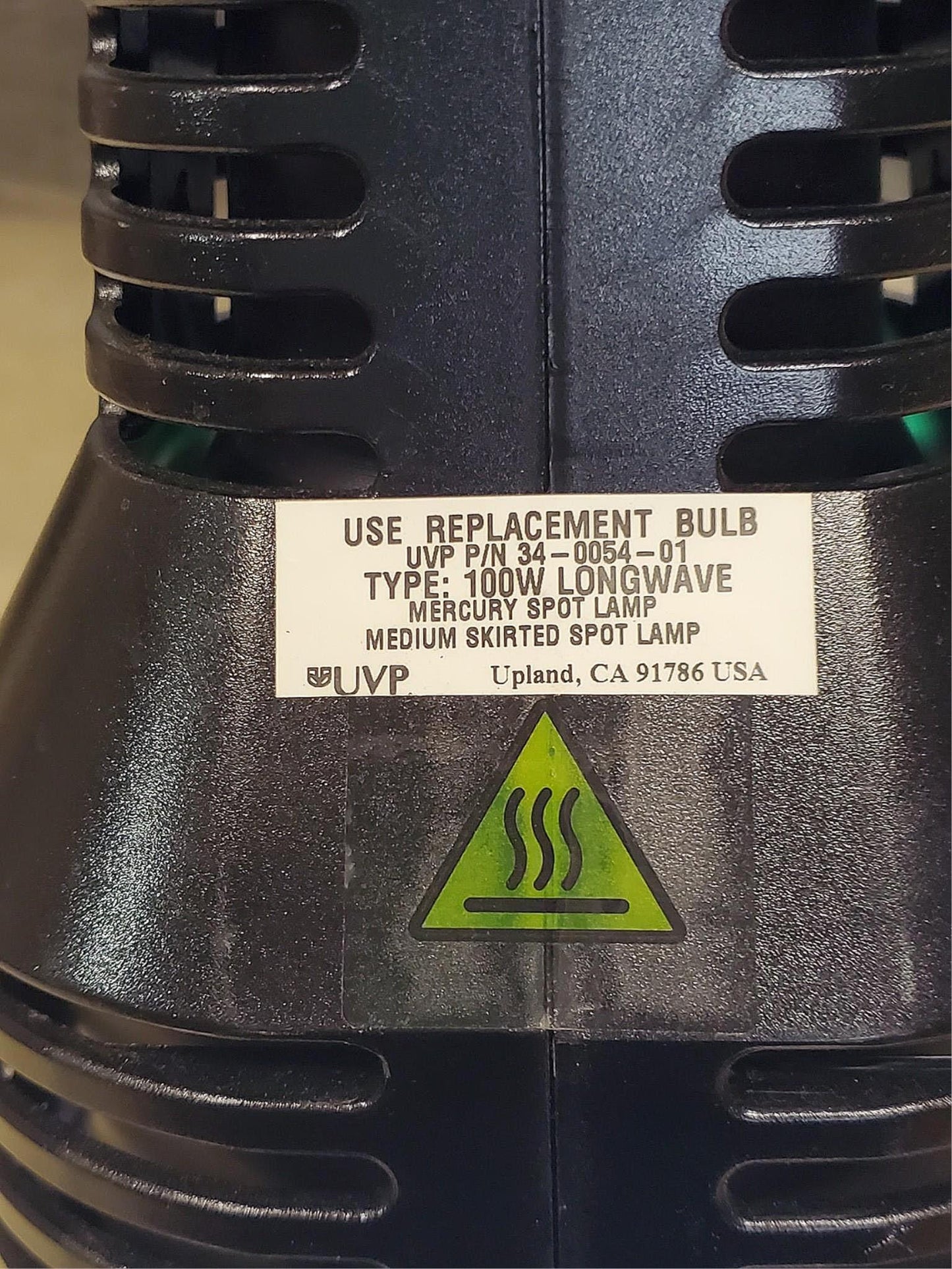 ENTELA BLAK-RAY MOD B 100AP HIGH INTENSITY ULTRAVIOLET FLUORESENCE LAMP FREESHIP