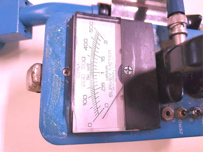 WMB JOHNSON GSM-15 4 RANGE SURVEY METER & HP-265 PROBE GAMMA RADIATION DETECTOR