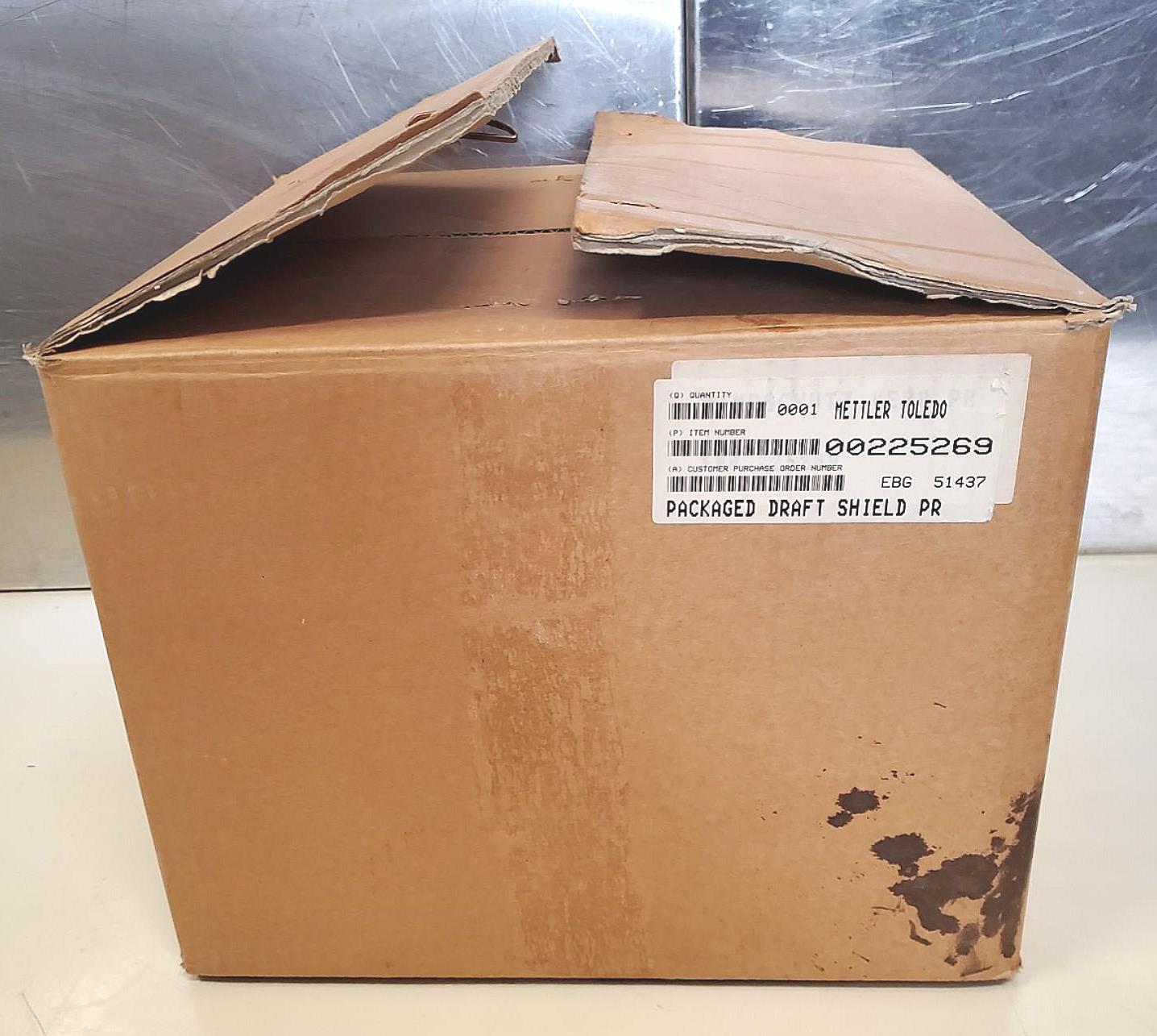 METTLER TOLEDO 7"w x 6.5h x 7"d TOPLOADING DRAFT SHIELD for XS BALANCE FREE SHIP