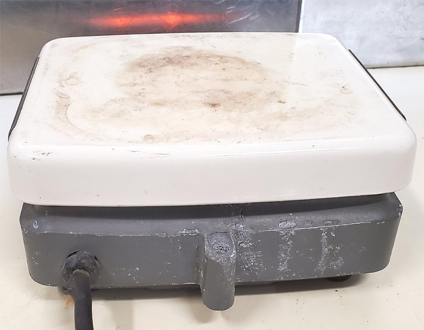 CORNING PC-320 HOTPLATE STIRRER 6" X 7-1/2" TOP 120VAC WATCH VIDEO FREE SHIPPING