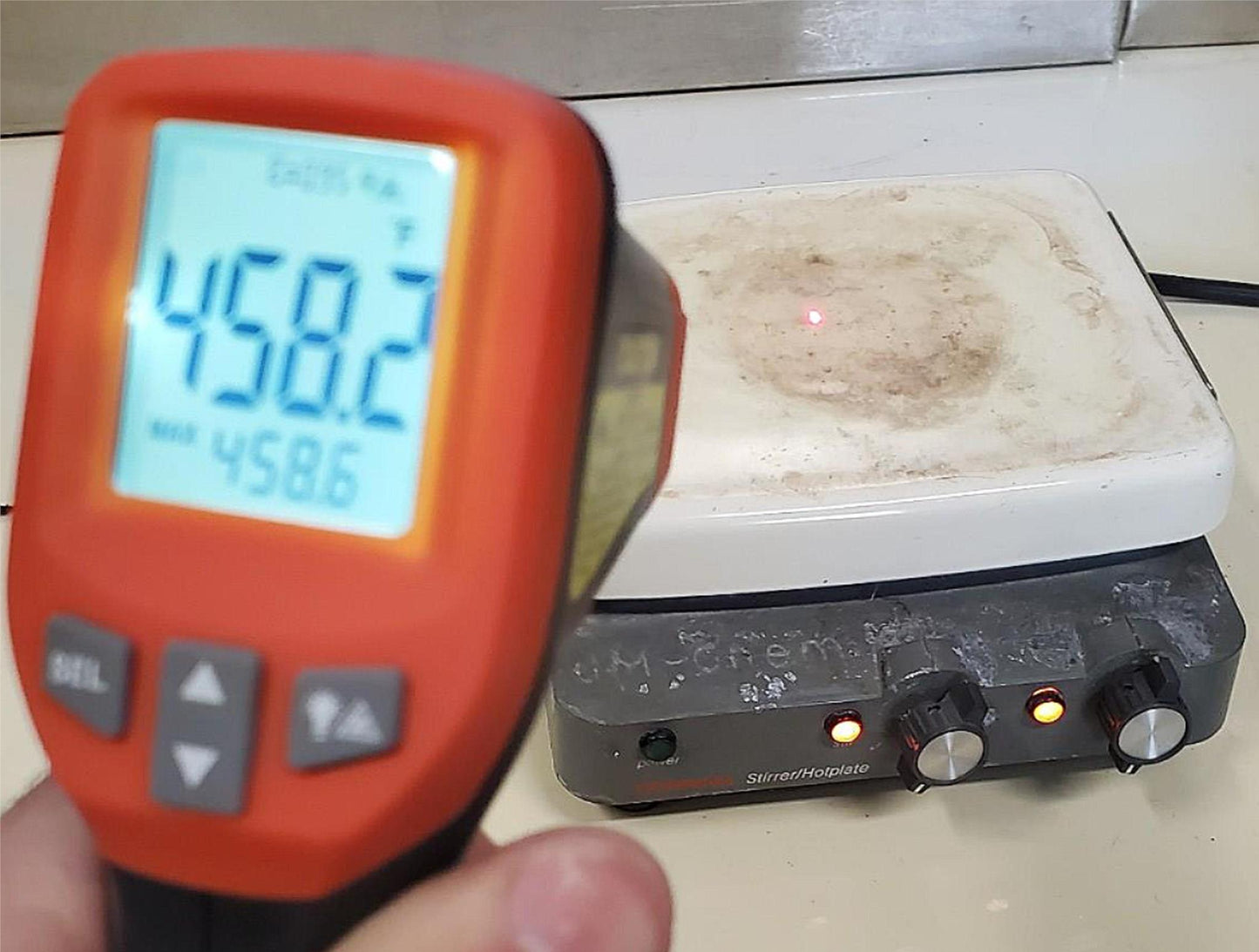 CORNING PC-320 HOTPLATE STIRRER 6" X 7-1/2" TOP 120VAC WATCH VIDEO FREE SHIPPING