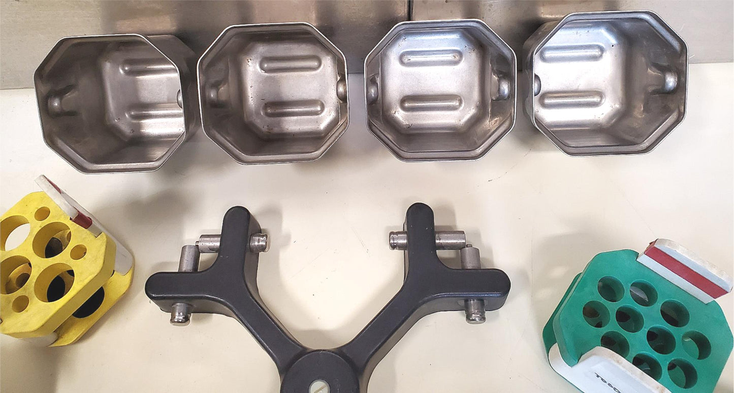 BECKMAN 1-90 SWING ROTOR & 1-94 & 1-87 BUCKETS & INSERTs for ACCUSPIN Centrifuge