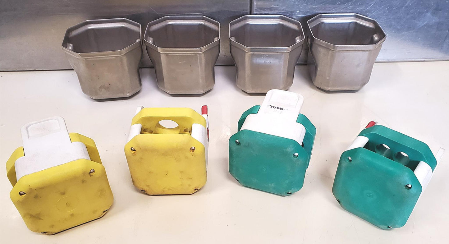 BECKMAN 1-90 SWING ROTOR & 1-94 & 1-87 BUCKETS & INSERTs for ACCUSPIN Centrifuge