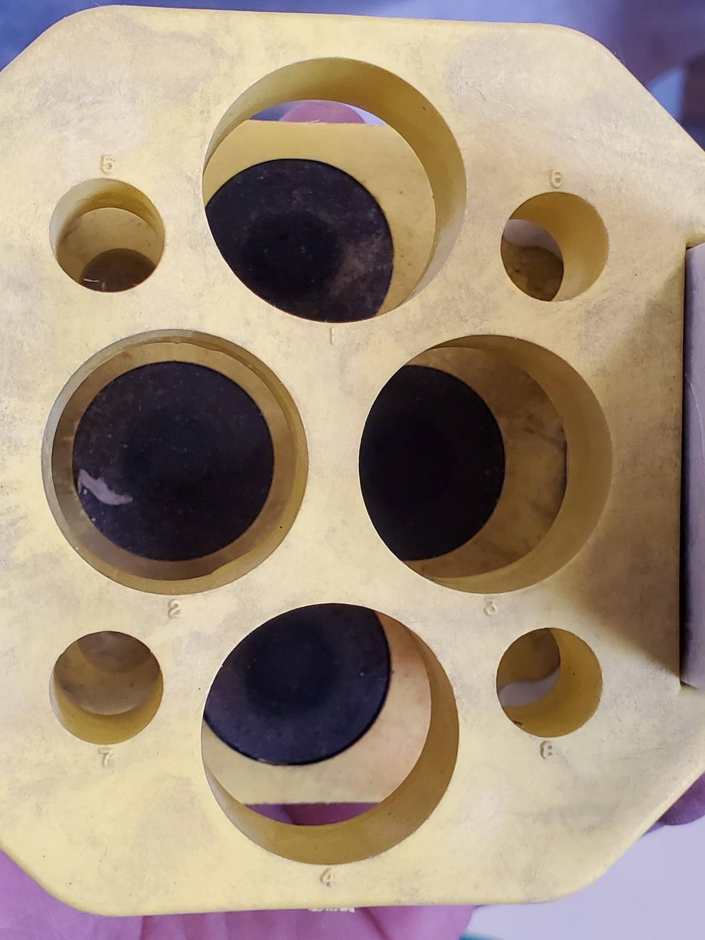 BECKMAN 1-90 SWING ROTOR & 1-94 & 1-87 BUCKETS & INSERTs for ACCUSPIN Centrifuge