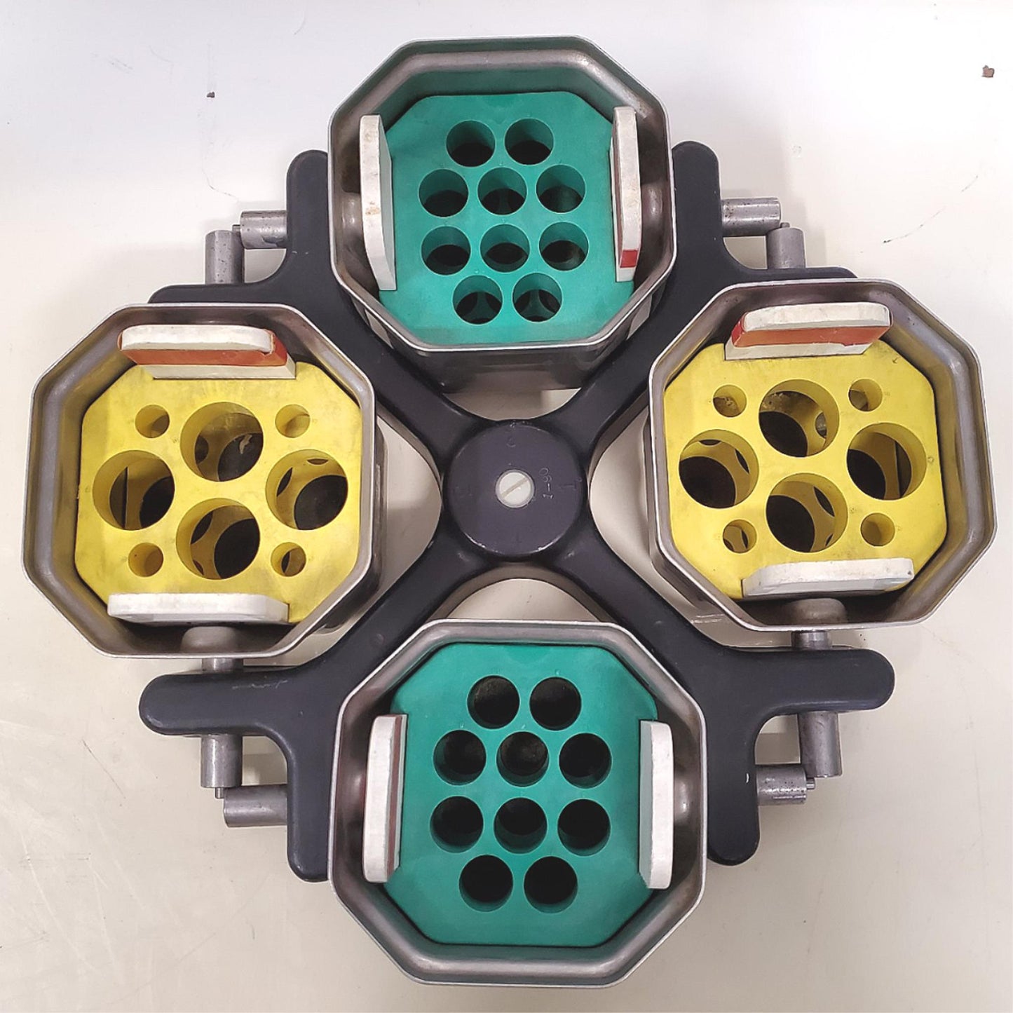 BECKMAN 1-90 SWING ROTOR & 1-94 & 1-87 BUCKETS & INSERTs for ACCUSPIN Centrifuge